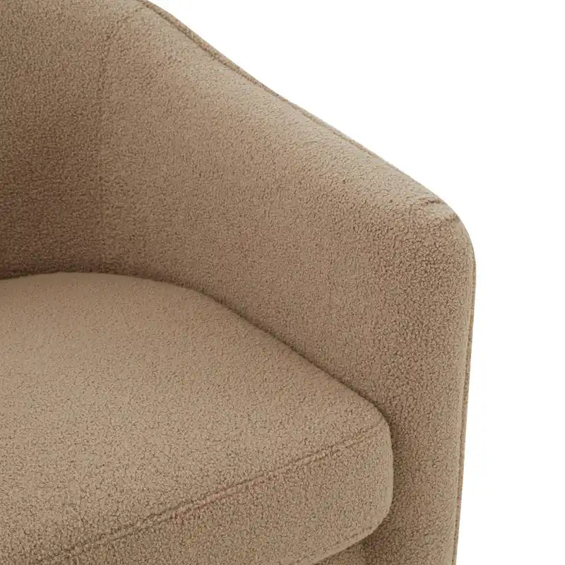 Fauteuil d'appoint en velours Evchen SAFAVIEH Couture - 30 L x 28 P x 30 H - 30Lx28Px30H