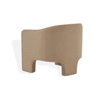 Fauteuil d'appoint en velours Evchen SAFAVIEH Couture - 30 L x 28 P x 30 H - 30Lx28Px30H