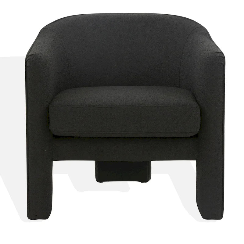 Fauteuil d'appoint en velours Evchen SAFAVIEH Couture - 30 L x 28 P x 30 H - 30Lx28Px30H