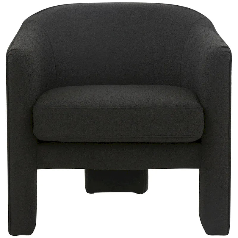 Fauteuil d'appoint en velours Evchen SAFAVIEH Couture - 30 L x 28 P x 30 H - 30Lx28Px30H