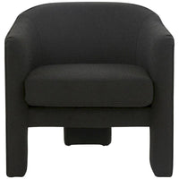 Fauteuil d'appoint en velours Evchen SAFAVIEH Couture - 30 L x 28 P x 30 H - 30Lx28Px30H