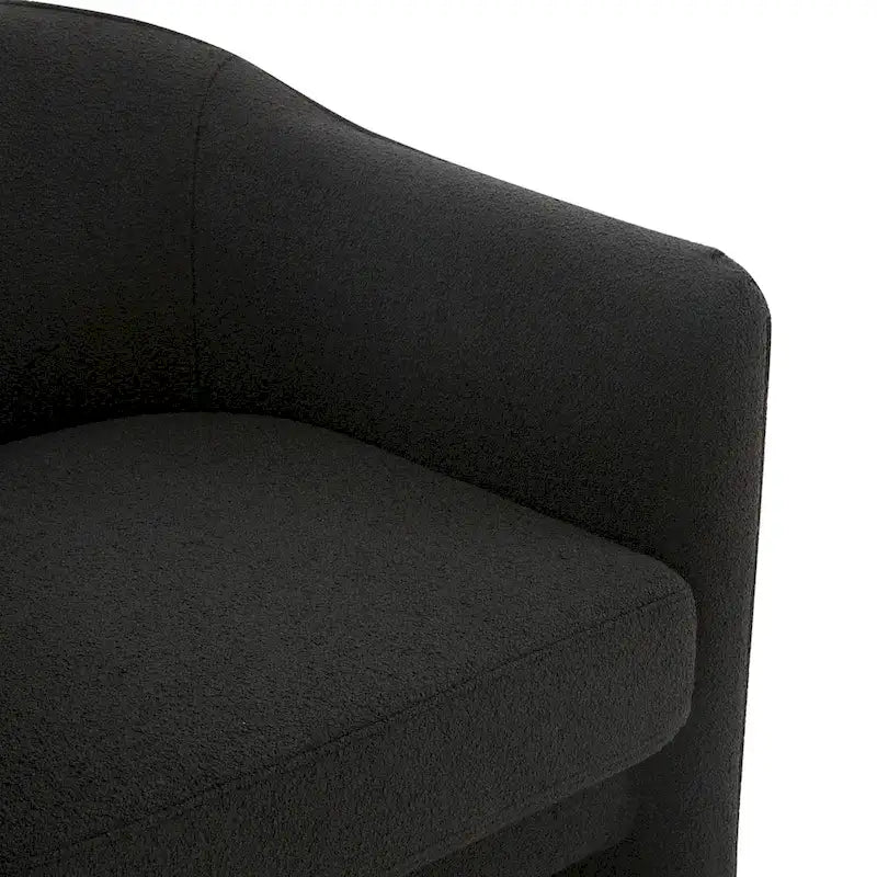 Fauteuil d'appoint en velours Evchen SAFAVIEH Couture - 30 L x 28 P x 30 H - 30Lx28Px30H