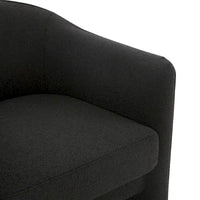 Fauteuil d'appoint en velours Evchen SAFAVIEH Couture - 30 L x 28 P x 30 H - 30Lx28Px30H