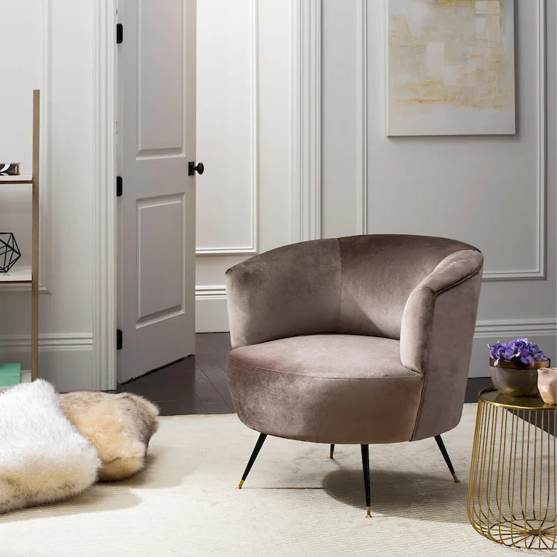 Fauteuil club rétro moderne du milieu du siècle Safavieh Juliann - 32 x 33 x 31,5 - 32L x 33P x 32H