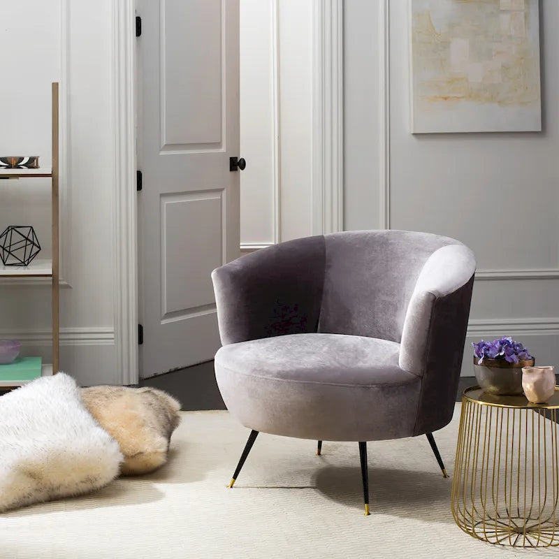 Fauteuil club rétro moderne du milieu du siècle Safavieh Juliann - 32 x 33 x 31,5 - 32L x 33P x 32H