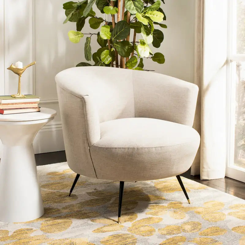 Fauteuil club rétro moderne du milieu du siècle Safavieh Juliann - 32 x 33 x 31,5 - 32L x 33P x 32H