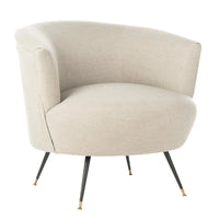 Fauteuil club rétro moderne du milieu du siècle Safavieh Juliann - 32 x 33 x 31,5 - 32L x 33P x 32H