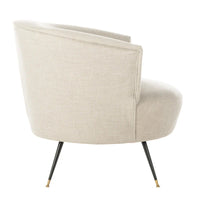Fauteuil club rétro moderne du milieu du siècle Safavieh Juliann - 32 x 33 x 31,5 - 32L x 33P x 32H