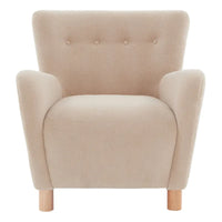Fauteuil d'appoint en imitation peau de mouton Zornitza de SAFAVIEH Couture - 31 po L x 27 po P x 33 po H - 31Lx27Px33H