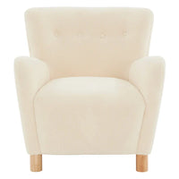 Fauteuil d'appoint en imitation peau de mouton Zornitza de SAFAVIEH Couture - 31 po L x 27 po P x 33 po H - 31Lx27Px33H