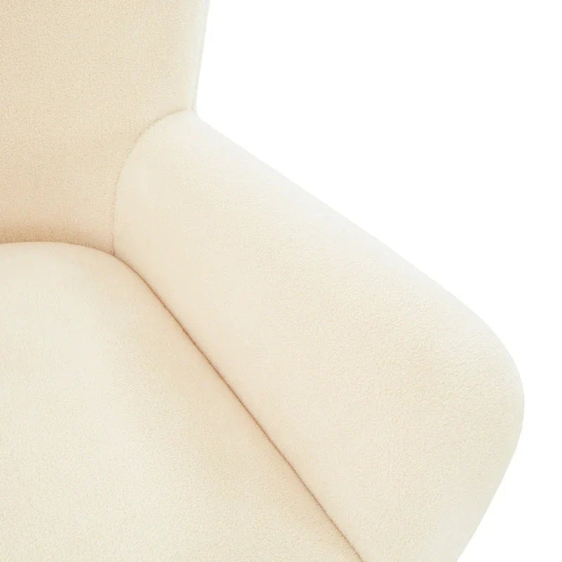 Fauteuil d'appoint en imitation peau de mouton Zornitza de SAFAVIEH Couture - 31 po L x 27 po P x 33 po H - 31Lx27Px33H