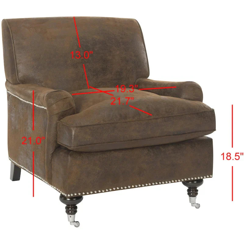 Fauteuil de Club SAFAVIEH Nurhayat - 74L x 86P x 81H cm