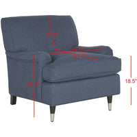 Fauteuil de Club SAFAVIEH Nurhayat - 74L x 86P x 81H cm