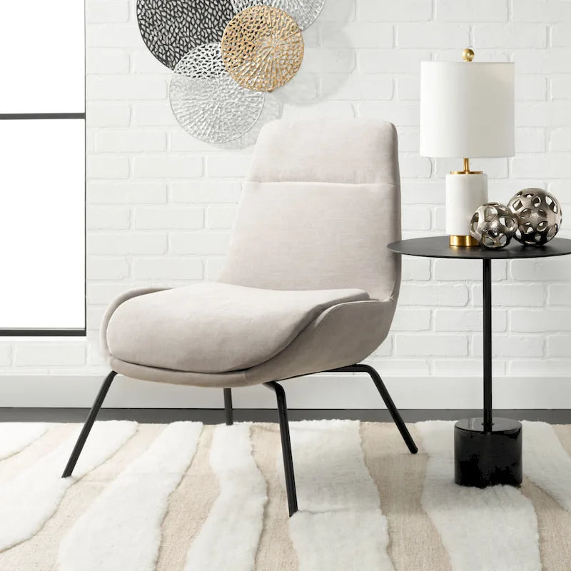 Fauteuil d'appoint Emilia SAFAVIEH - 24 L x 28 P x 32 H - 24Lx28Px32H