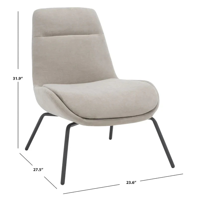 Fauteuil d'appoint Emilia SAFAVIEH - 24 L x 28 P x 32 H - 24Lx28Px32H
