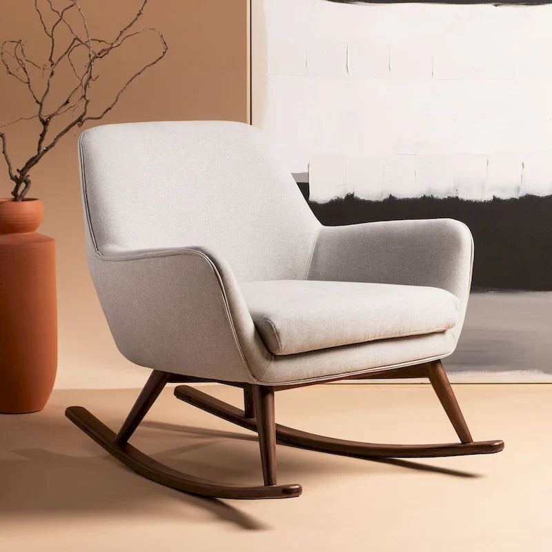 Fauteuil à bascule mid-century SAFAVIEH Couture Breeda - 32Lx37Px32H