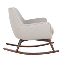 Fauteuil à bascule mid-century SAFAVIEH Couture Breeda - 32Lx37Px32H
