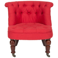 SAFAVIEH Shanell, fauteuil touffeté crème naturel - 26,4 x 24,2 x 27
