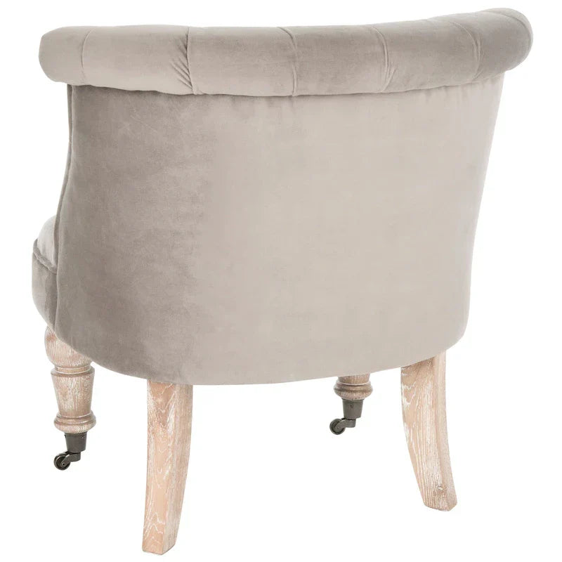SAFAVIEH Shanell, fauteuil touffeté crème naturel - 26,4 x 24,2 x 27