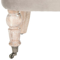 SAFAVIEH Shanell, fauteuil touffeté crème naturel - 26,4 x 24,2 x 27