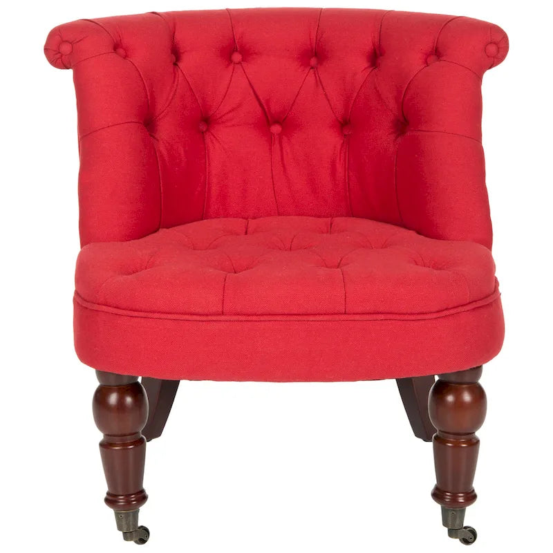 SAFAVIEH Shanell, fauteuil touffeté crème naturel - 26,4 x 24,2 x 27