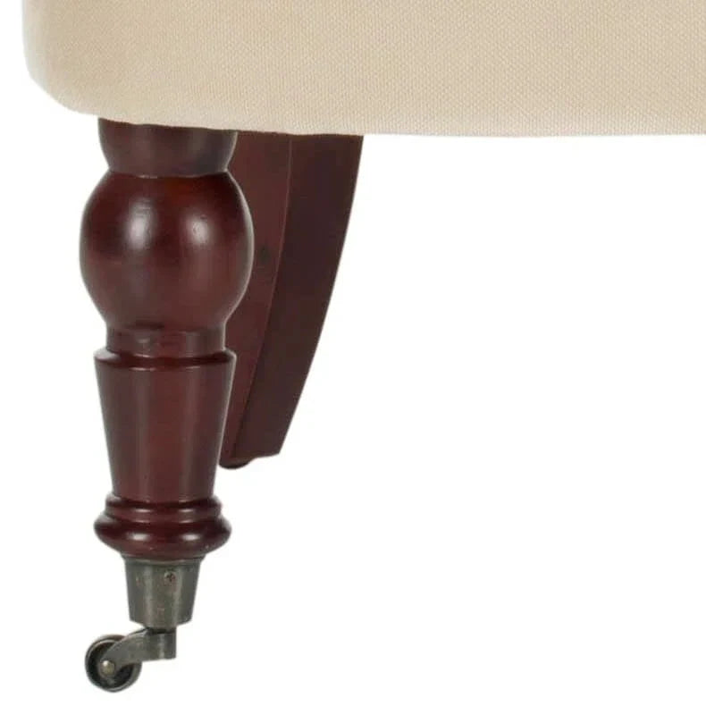 SAFAVIEH Shanell, fauteuil touffeté crème naturel - 26,4 x 24,2 x 27