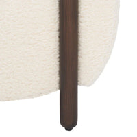 SAFAVIEH Couture Yauheniya, Fauteuil d'appoint dossier incurvé - 96,5 cm L x 86,4 cm P x 71,1 cm H - 96,5Lx86,4Px71,1H