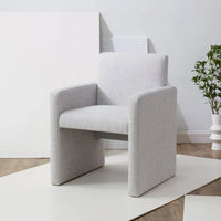 Fauteuil en lin SAFAVIEH Couture Gunna - 26 l x 25 P x 33 H - 26lx25Px33H