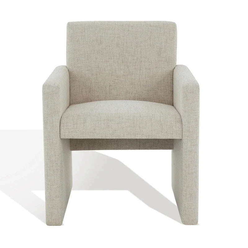 Fauteuil en lin SAFAVIEH Couture Gunna - 26 l x 25 P x 33 H - 26lx25Px33H