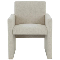 Fauteuil en lin SAFAVIEH Couture Gunna - 26 l x 25 P x 33 H - 26lx25Px33H