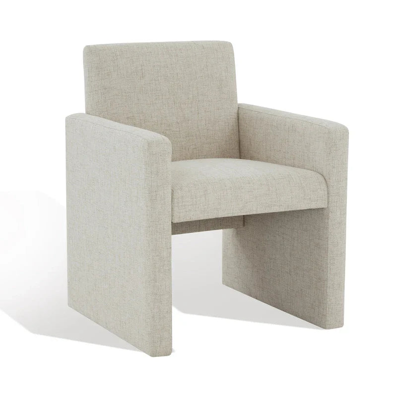 Fauteuil en lin SAFAVIEH Couture Gunna - 26 l x 25 P x 33 H - 26lx25Px33H