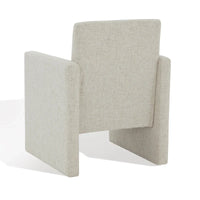 Fauteuil en lin SAFAVIEH Couture Gunna - 26 l x 25 P x 33 H - 26lx25Px33H