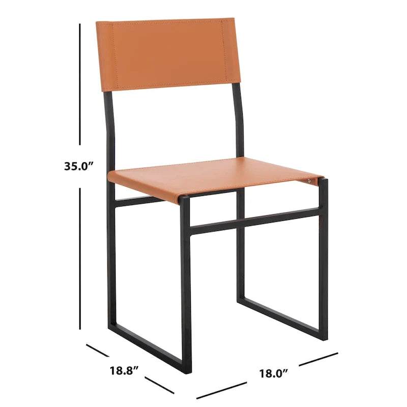 Chaise de salle à manger SAFAVIEH Daphne (lot de 2) - 18 L x 18.8 P x 35 H - 18Lx19Px35H