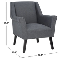 SAFAVIEH Selina Fauteuil d'appoint - 30 L x 30,3 P x 26,2 H - 30Lx30Px26H