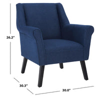SAFAVIEH Selina Fauteuil d'appoint - 30 L x 30,3 P x 26,2 H - 30Lx30Px26H