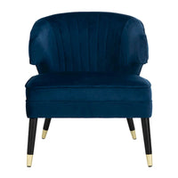 SAFAVIEH Amalia, fauteuil d'appoint en velours à oreilles - 26,8 x 28 x 31,9 - 27Lx28Px32H