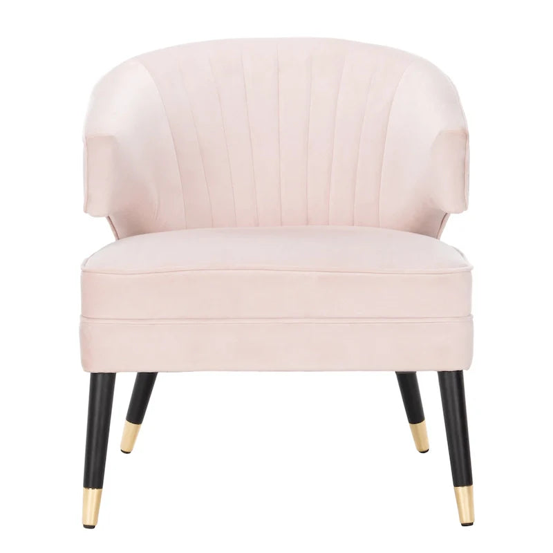 SAFAVIEH Amalia, fauteuil d'appoint en velours à oreilles - 26,8 x 28 x 31,9 - 27Lx28Px32H