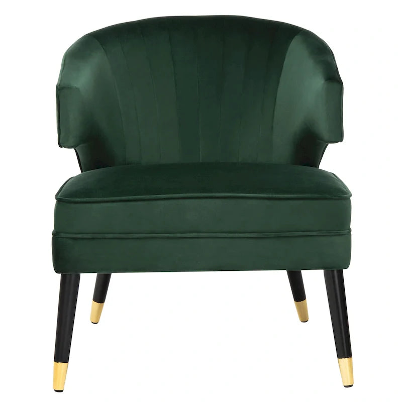 SAFAVIEH Amalia, fauteuil d'appoint en velours à oreilles - 26,8 x 28 x 31,9 - 27Lx28Px32H