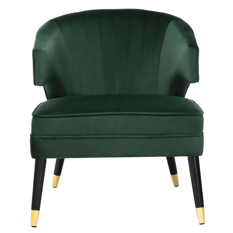 SAFAVIEH Amalia, fauteuil d'appoint en velours à oreilles - 26,8 x 28 x 31,9 - 27Lx28Px32H