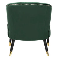 SAFAVIEH Amalia, fauteuil d'appoint en velours à oreilles - 26,8 x 28 x 31,9 - 27Lx28Px32H