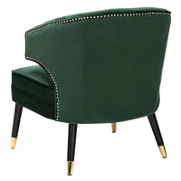 SAFAVIEH Amalia, fauteuil d'appoint en velours à oreilles - 26,8 x 28 x 31,9 - 27Lx28Px32H