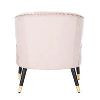 SAFAVIEH Amalia, fauteuil d'appoint en velours à oreilles - 26,8 x 28 x 31,9 - 27Lx28Px32H