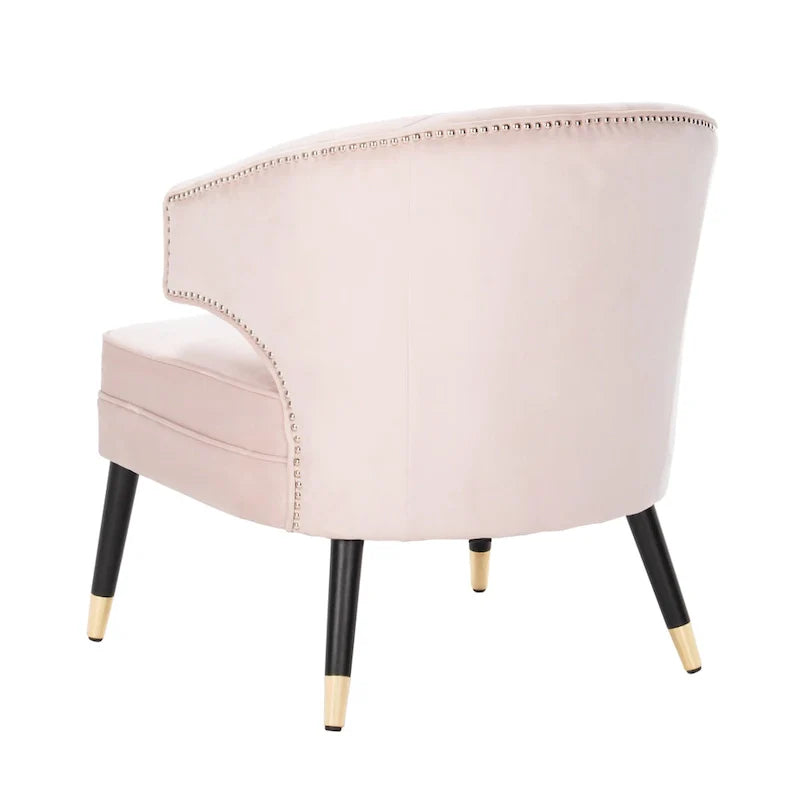 SAFAVIEH Amalia, fauteuil d'appoint en velours à oreilles - 26,8 x 28 x 31,9 - 27Lx28Px32H