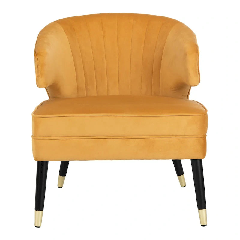 SAFAVIEH Amalia, fauteuil d'appoint en velours à oreilles - 26,8 x 28 x 31,9 - 27Lx28Px32H