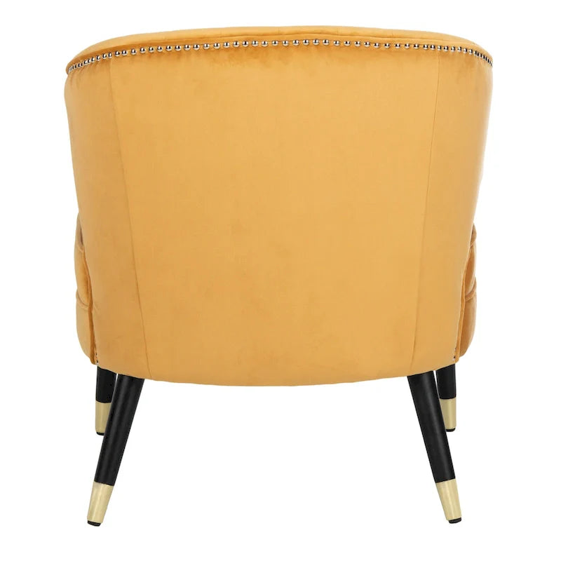 SAFAVIEH Amalia, fauteuil d'appoint en velours à oreilles - 26,8 x 28 x 31,9 - 27Lx28Px32H