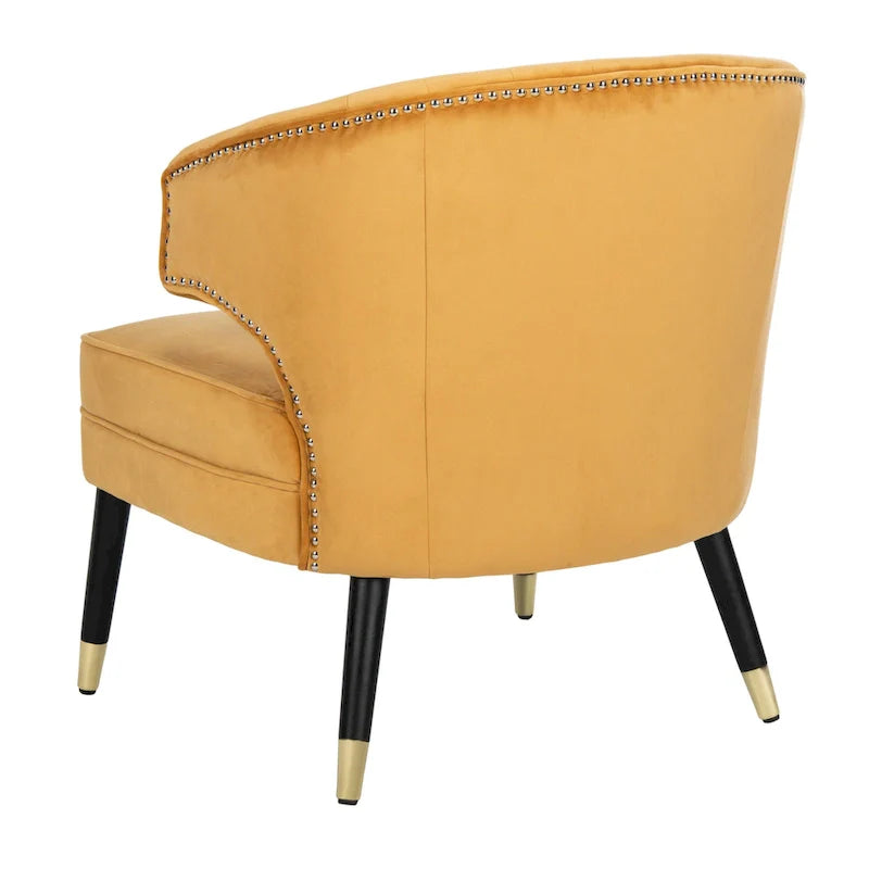 SAFAVIEH Amalia, fauteuil d'appoint en velours à oreilles - 26,8 x 28 x 31,9 - 27Lx28Px32H