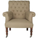 Fauteuil club SAFAVIEH Shaina, taupe véritable - 32,7 x 33,9 x 35,4 - 33L x 34P x 35H