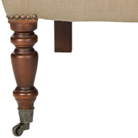 Fauteuil club SAFAVIEH Shaina, taupe véritable - 32,7 x 33,9 x 35,4 - 33L x 34P x 35H