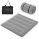 Matelas futon Costway pour lit jumeau/double/queen/king, matelas de sol japonais avec housse lavable et sac de transport, gris