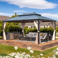 Tonnelle de patio en aluminium EROMMY